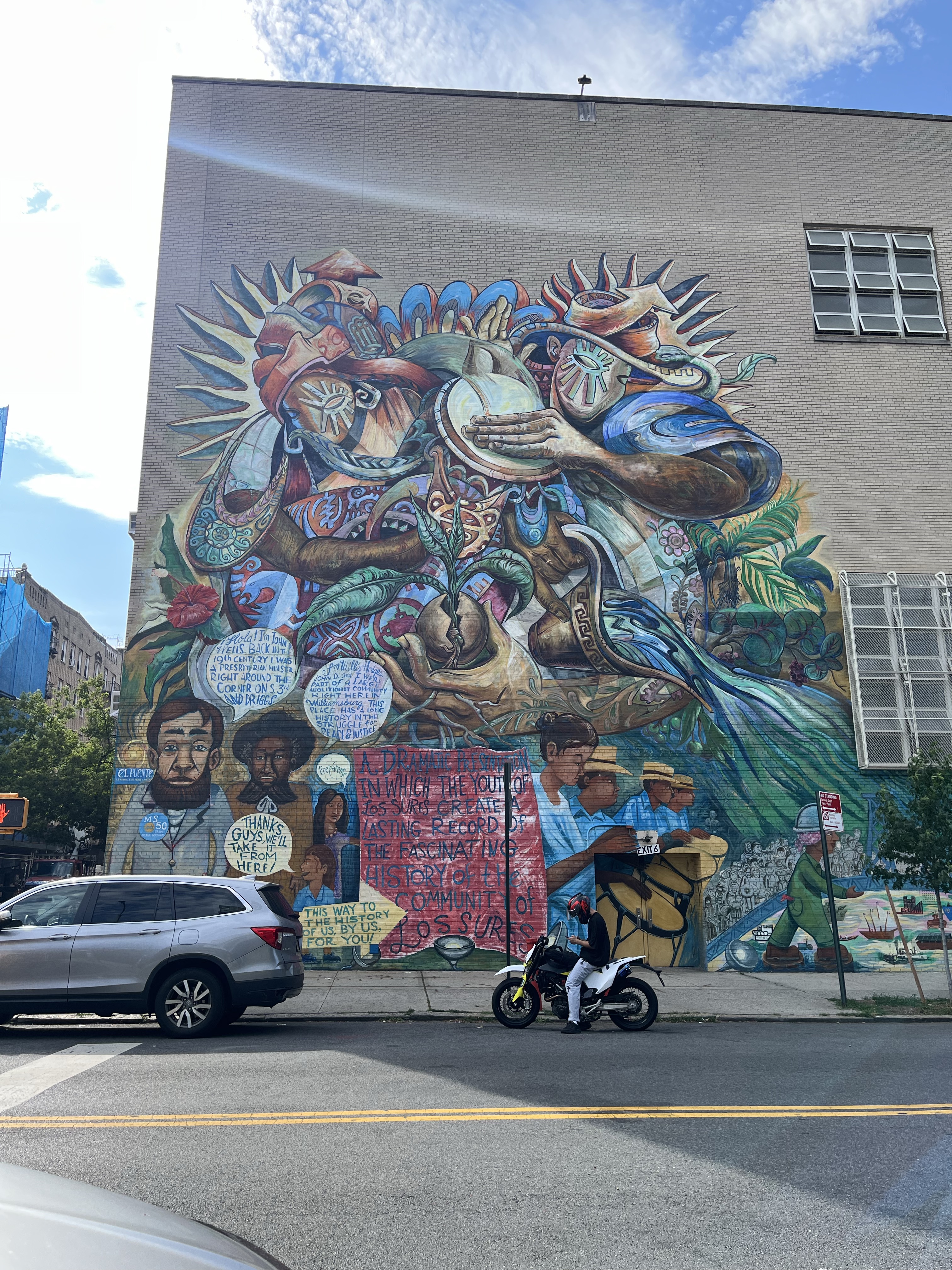 mural in Brooklyn by artist unknown.