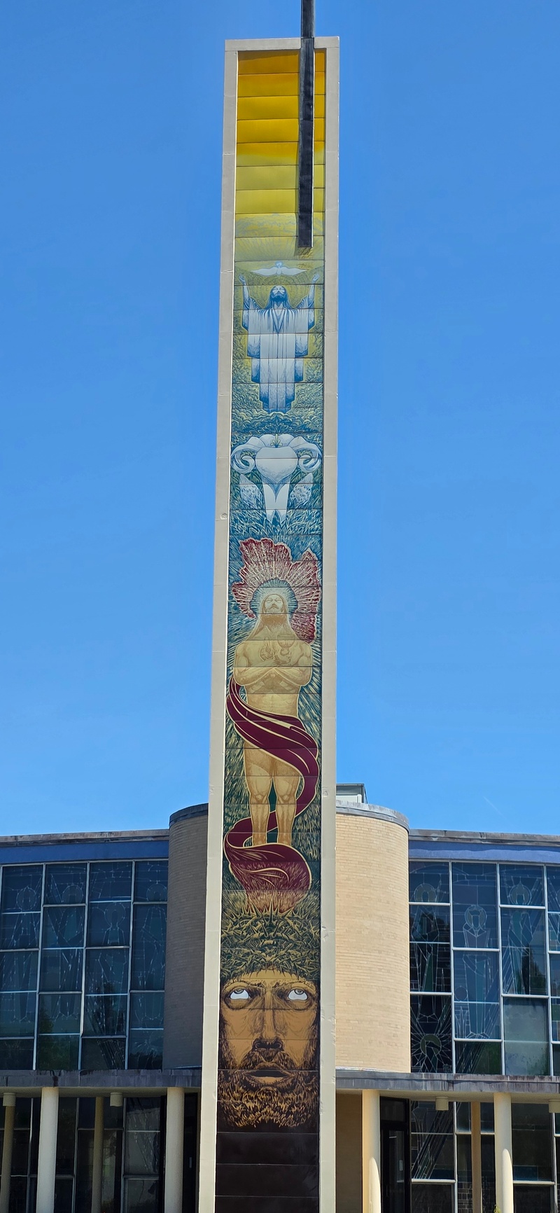 mural in South Portland by artist unknown.