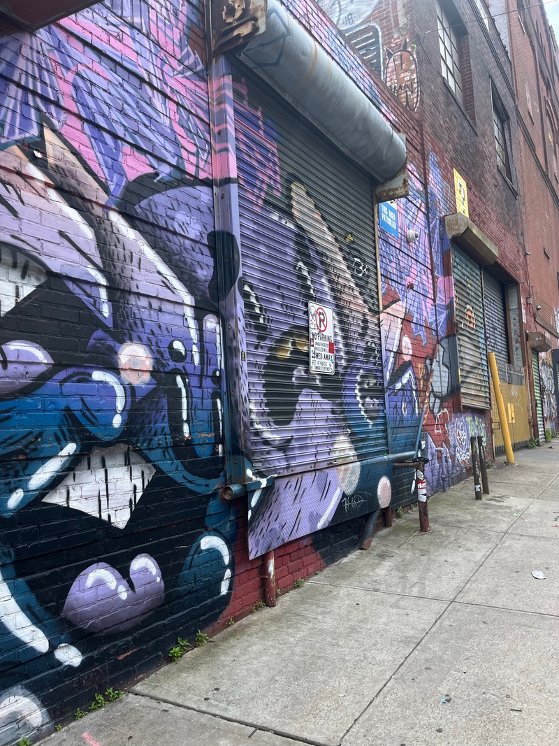 mural in Brooklyn by artist unknown.