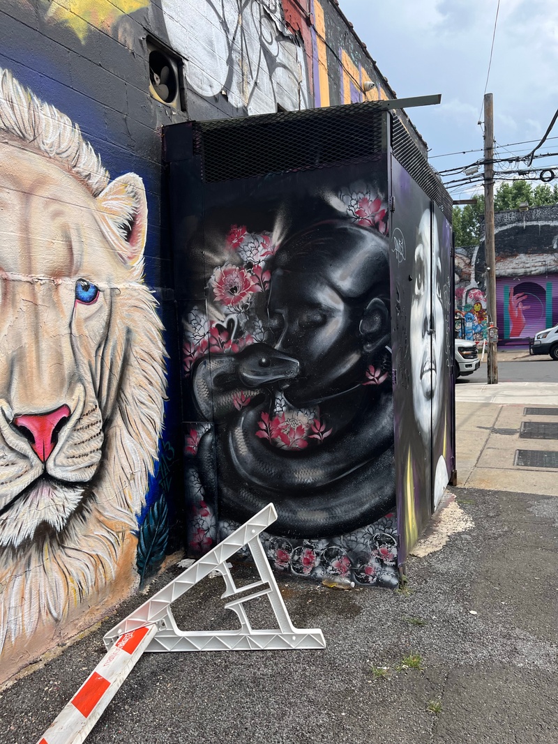 mural in Brooklyn by artist unknown.