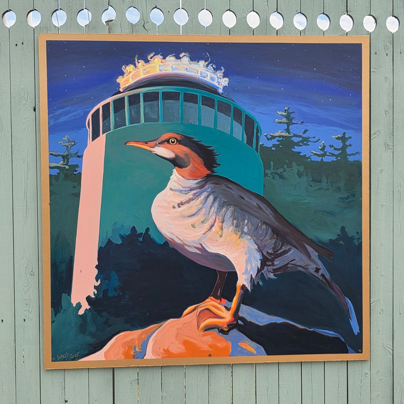 mural in Bangor by artist unknown.