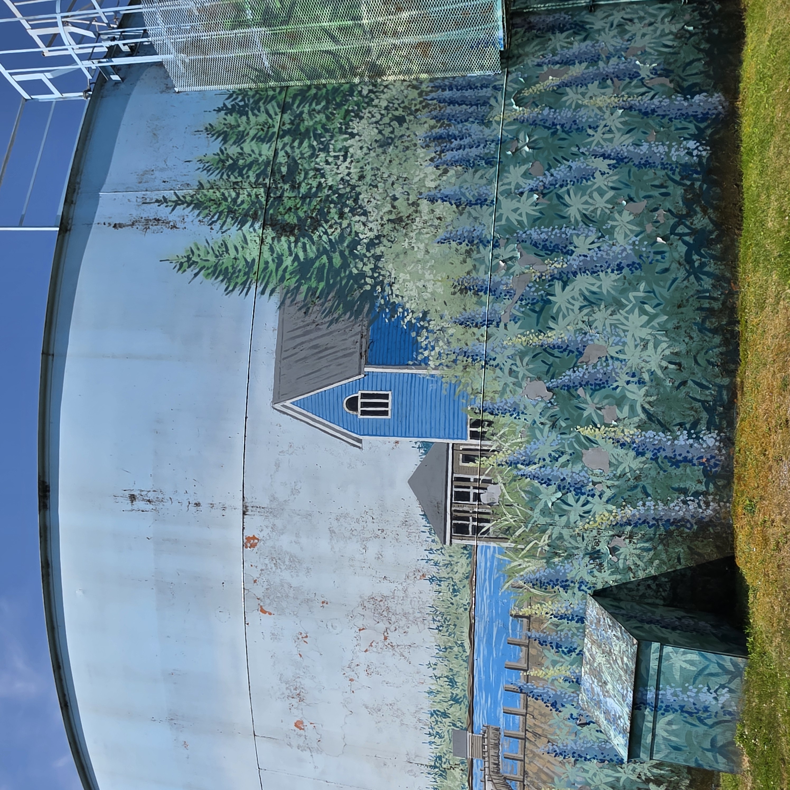 mural in St. Andrews by artist unknown.