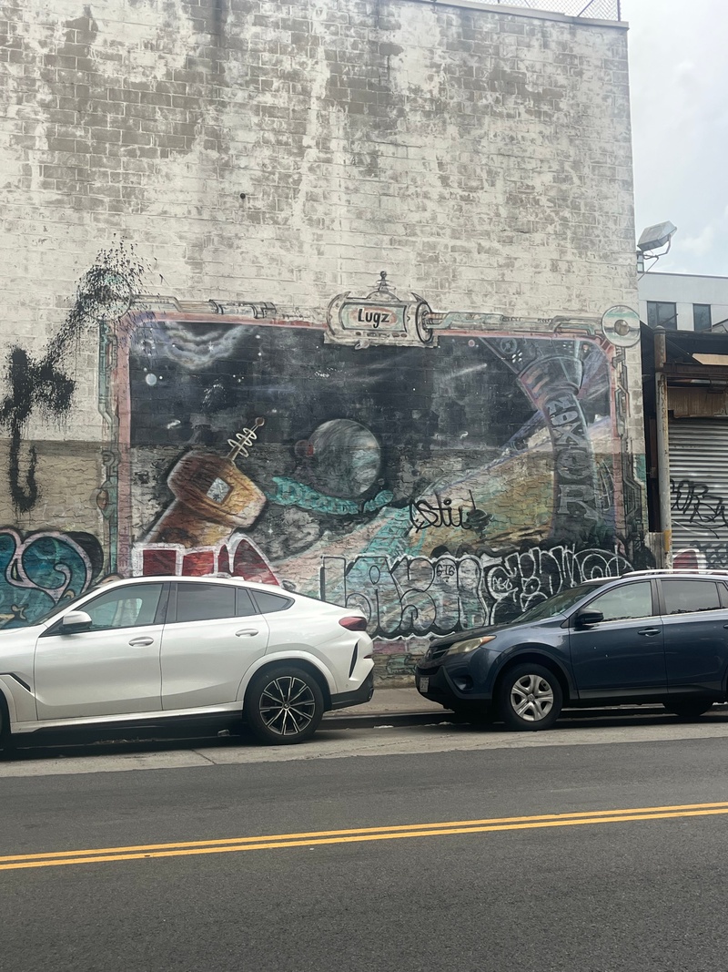 mural in Brooklyn by artist unknown.