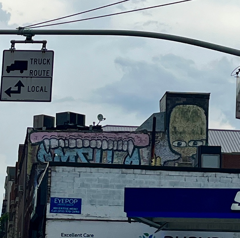 mural in Brooklyn by artist unknown.