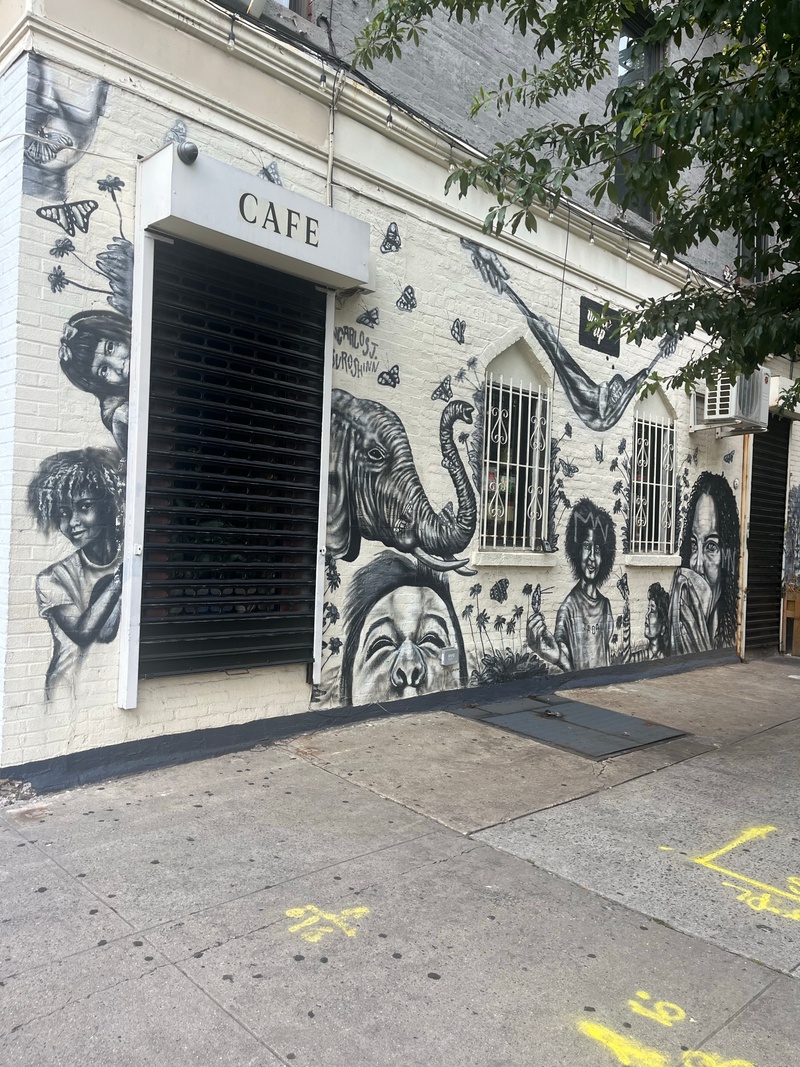 mural in Brooklyn by artist unknown.