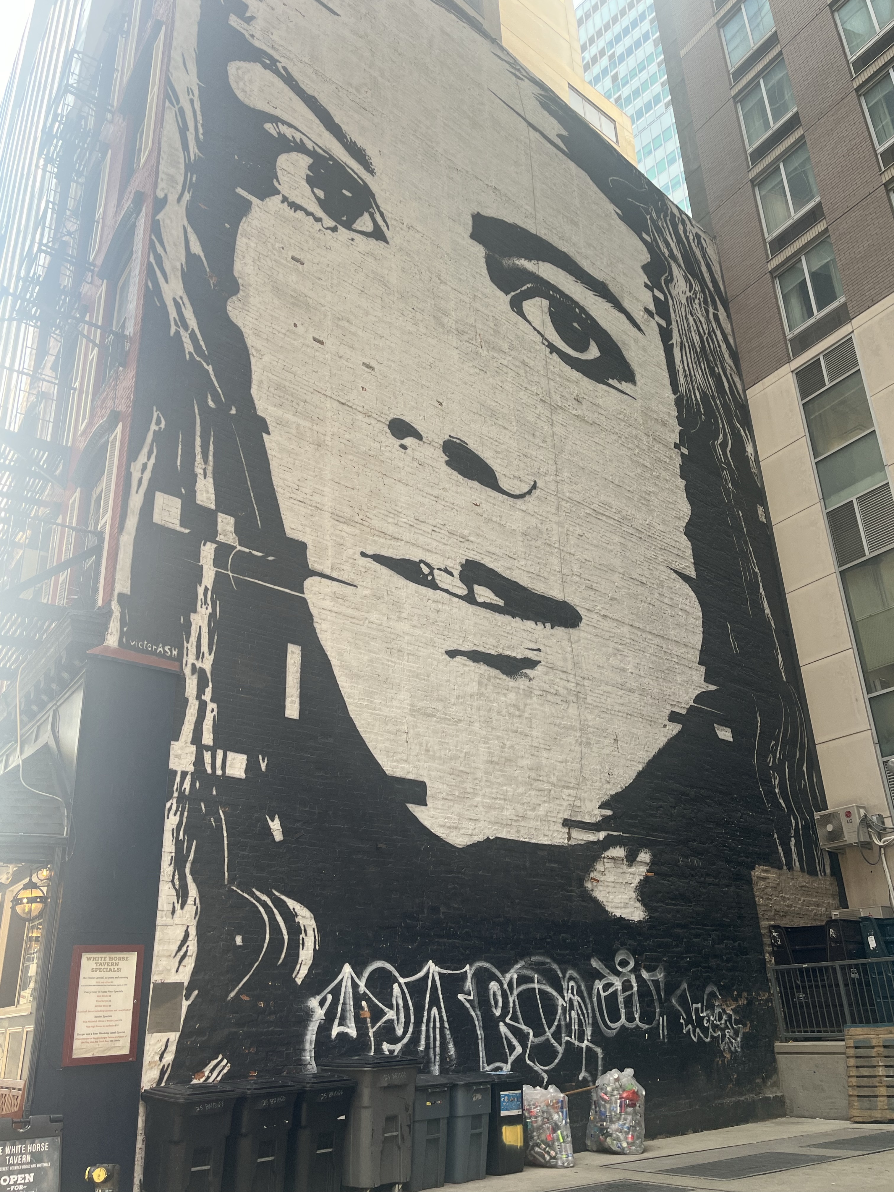 mural in New York by artist Victor Ash.