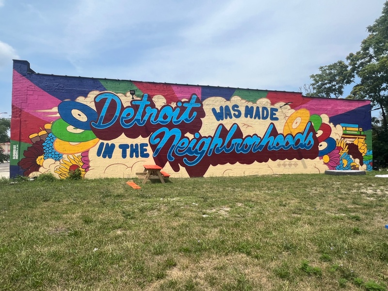 mural in Detroit by artist Ndubisi Okoye.