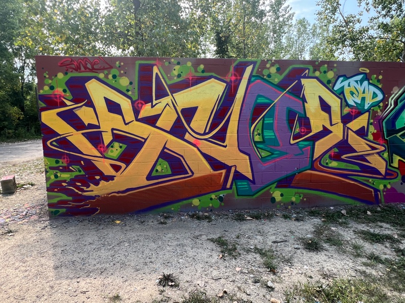 mural in Detroit by artist unknown.