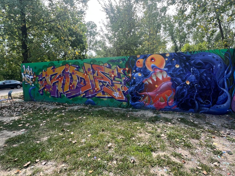 mural in Detroit by artist unknown.