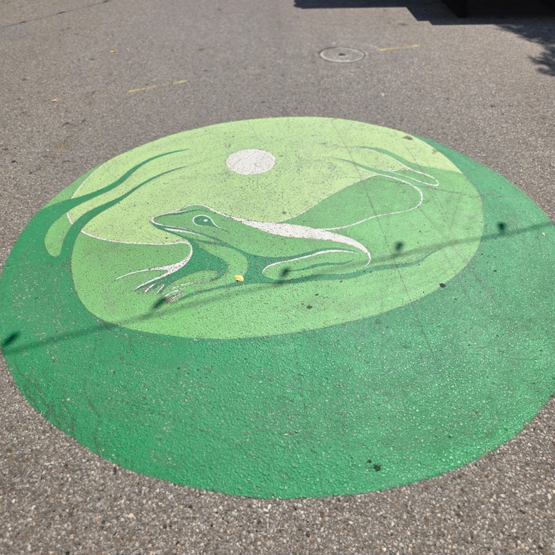 mural in Kitchener by artist unknown.