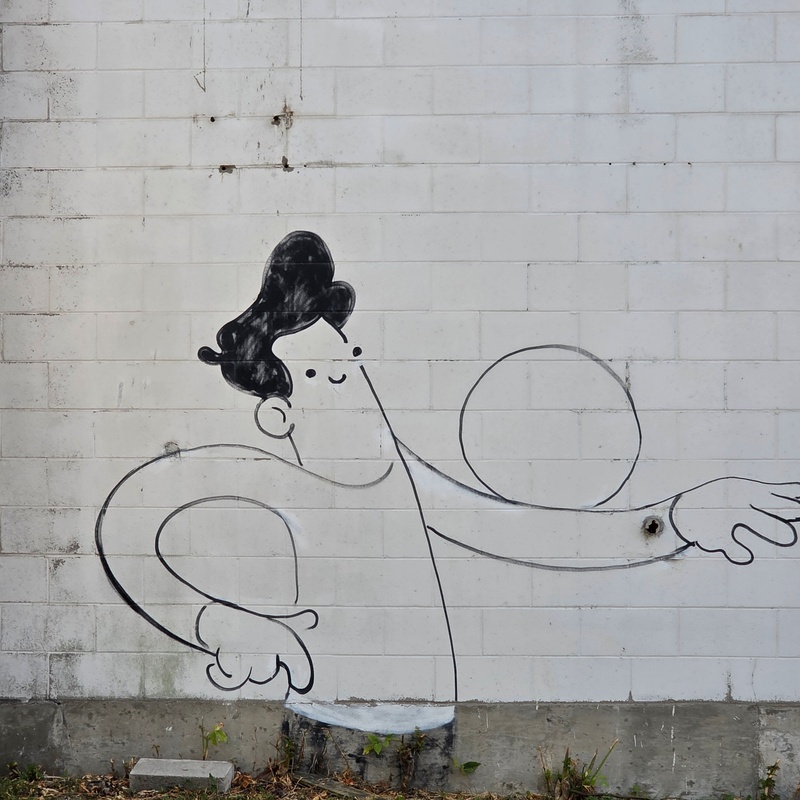 mural in Hamilton by artist unknown.