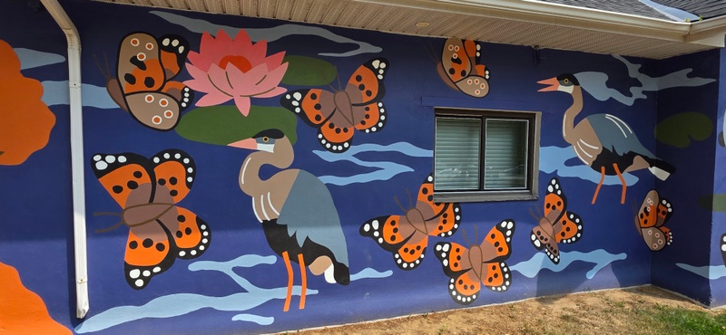 mural in Hamilton by artist unknown.