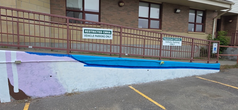 mural in Thunder Bay by artist unknown.