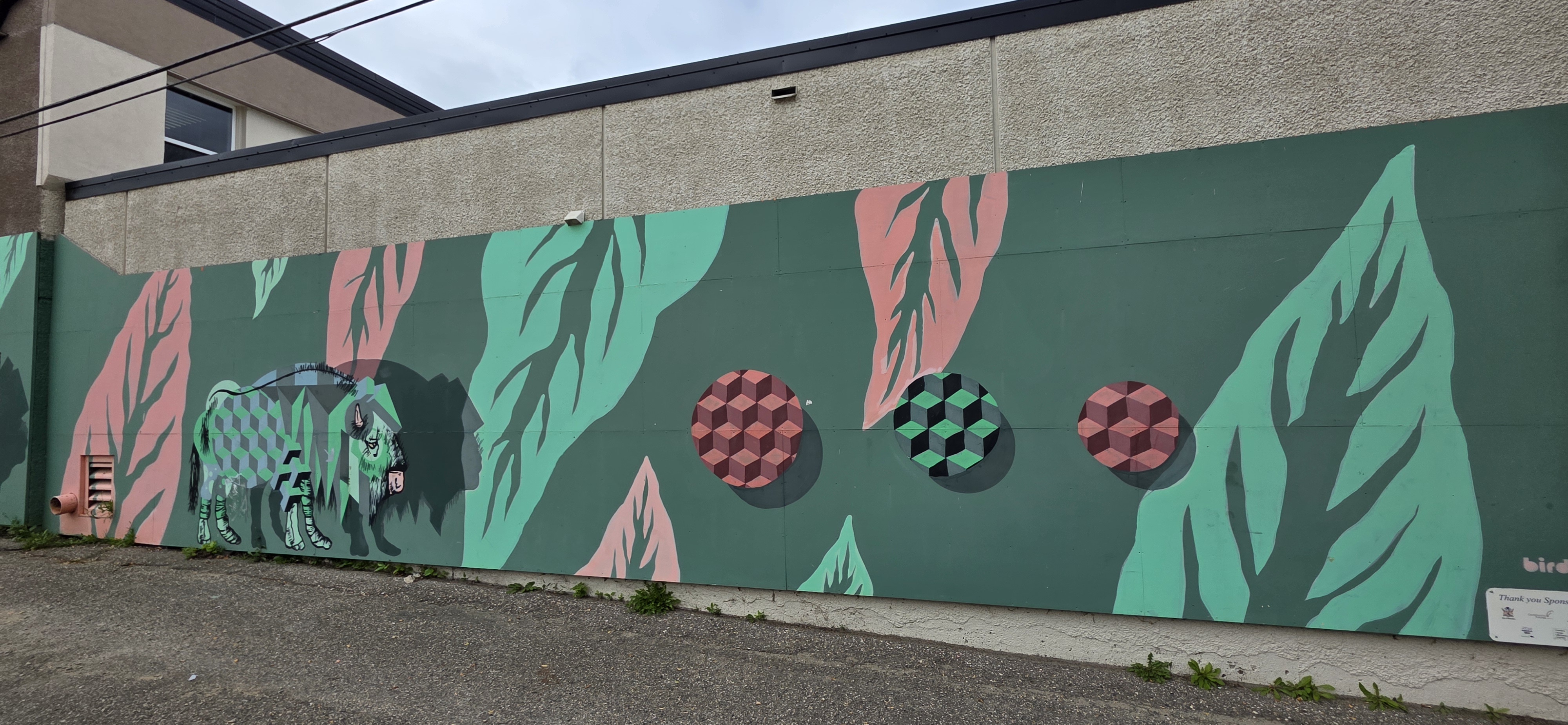 mural in Brandon by artist unknown.
