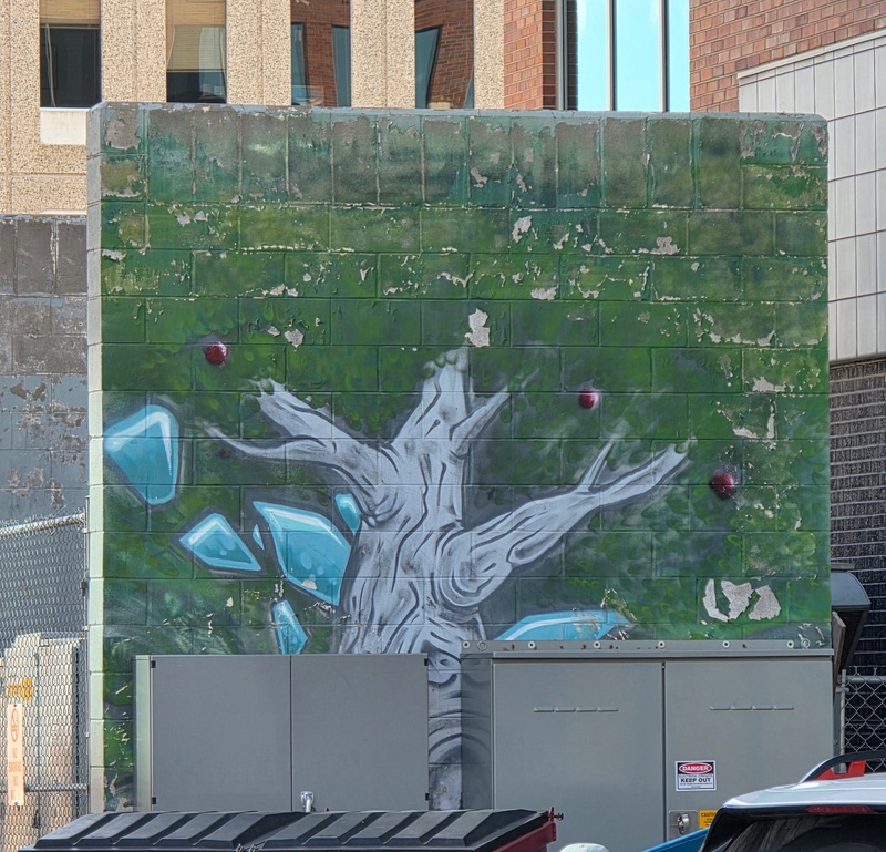 mural in Regina by artist unknown.