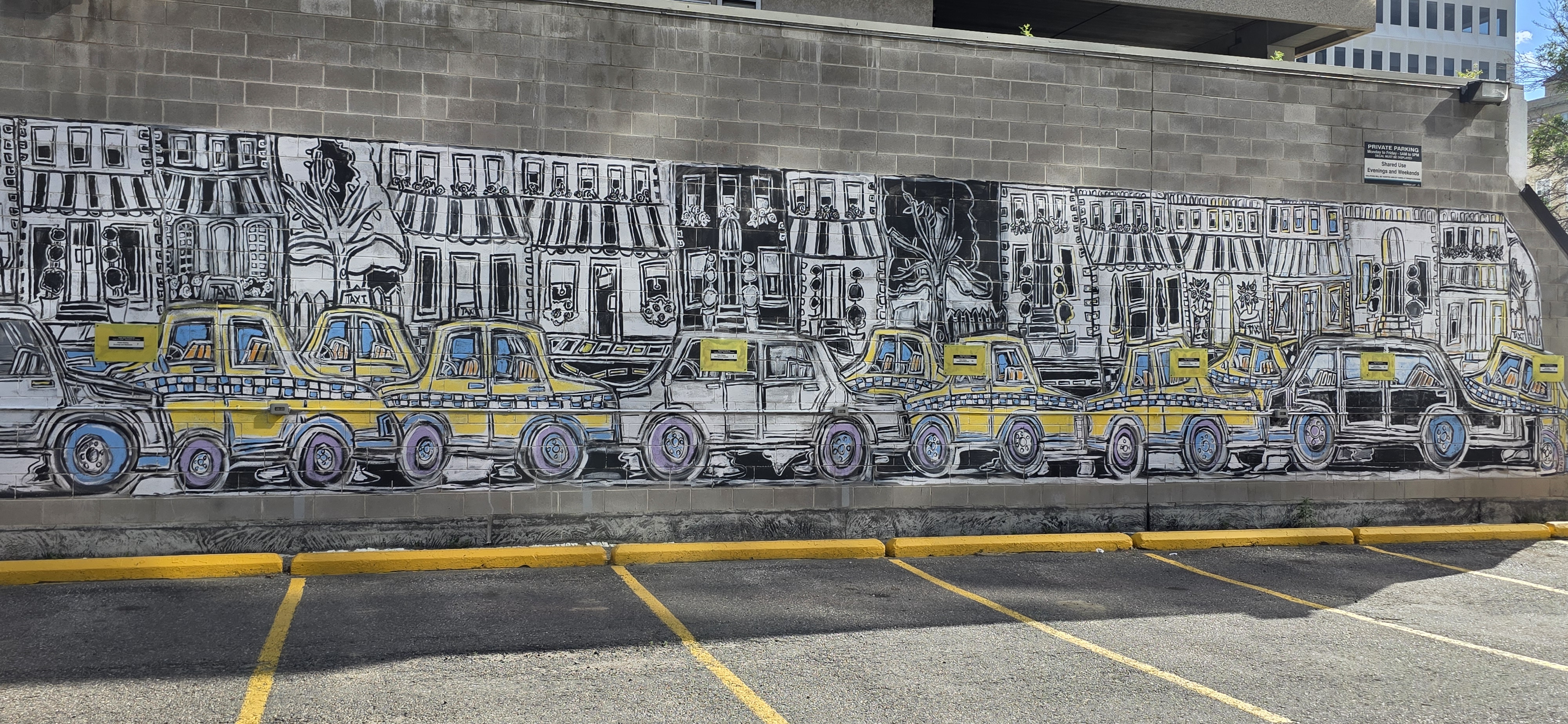 mural in Regina by artist unknown.