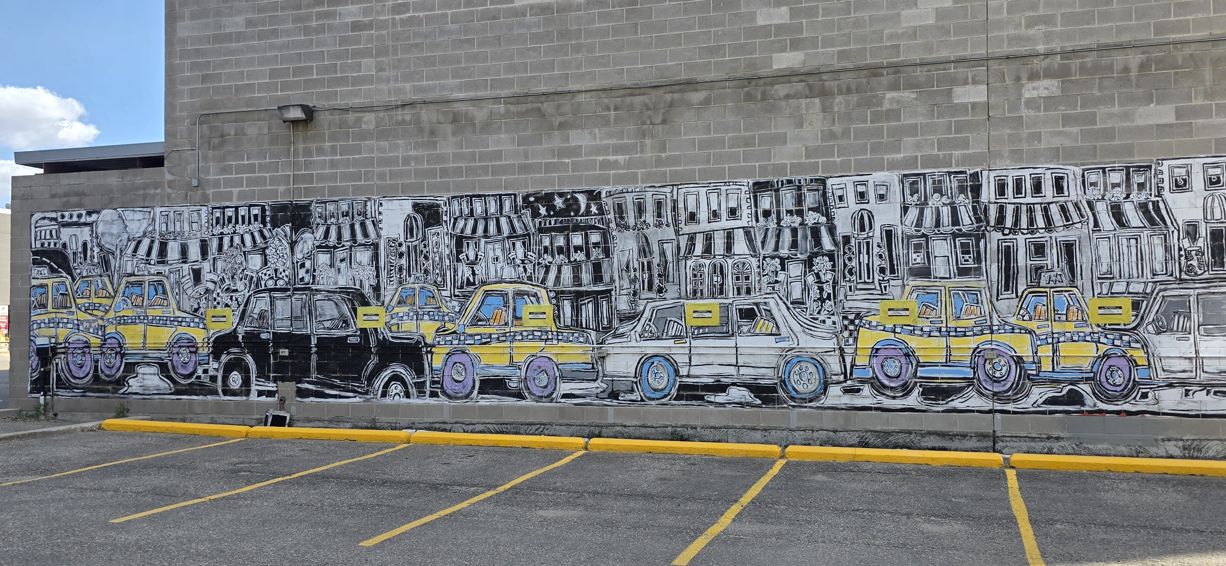 mural in Regina by artist unknown.