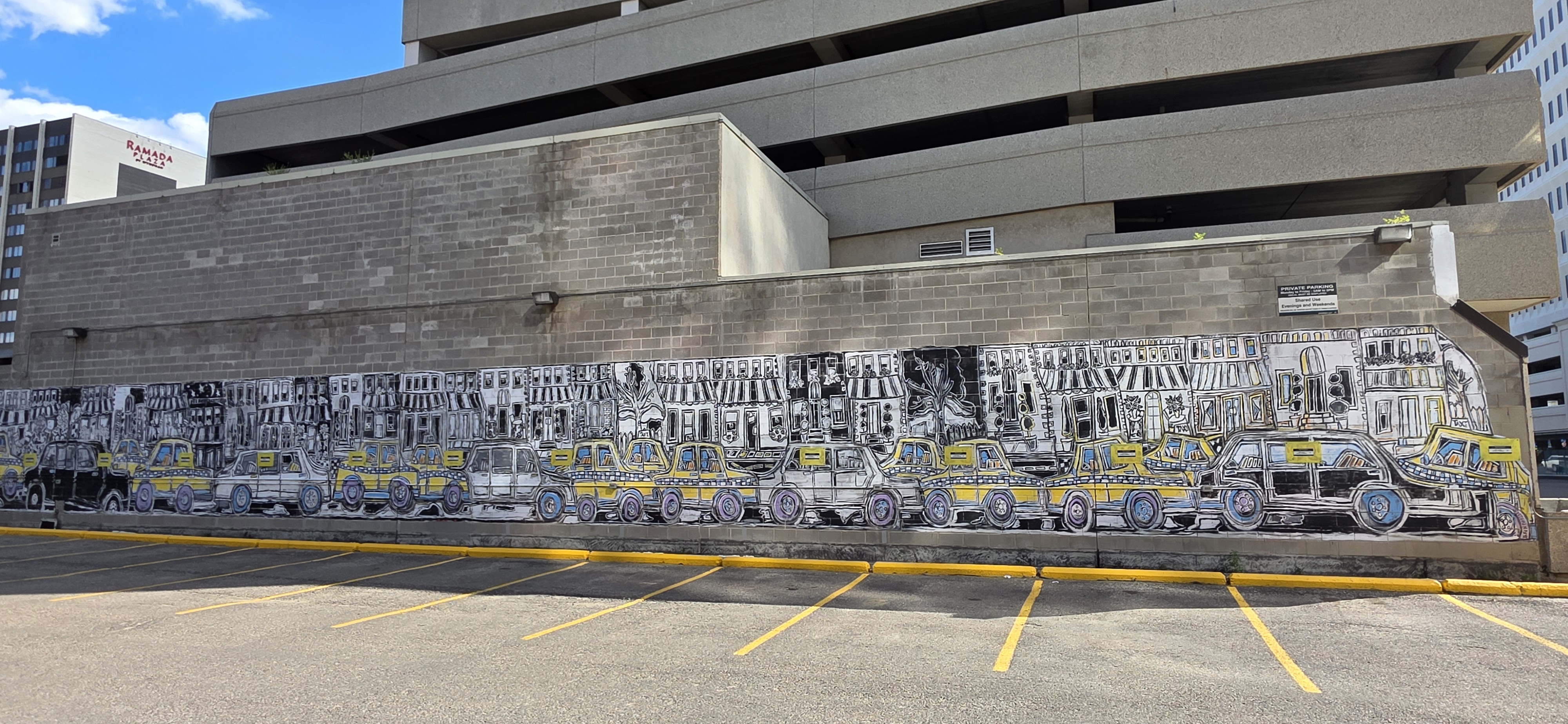 mural in Regina by artist unknown.