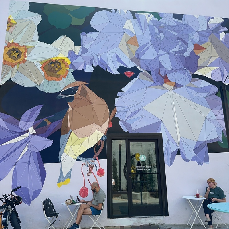 mural in Wilmington by artist unknown.