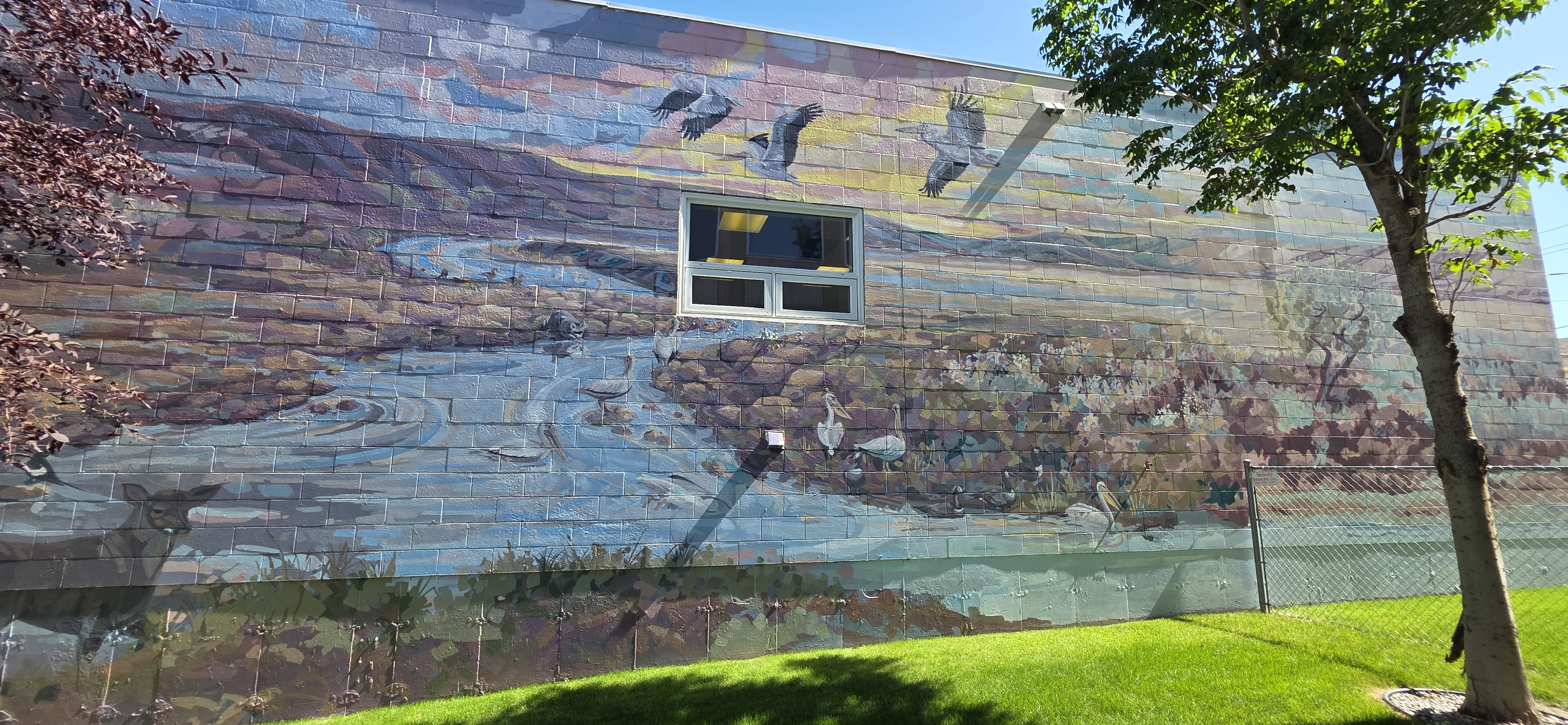mural in Moose Jaw by artist unknown.