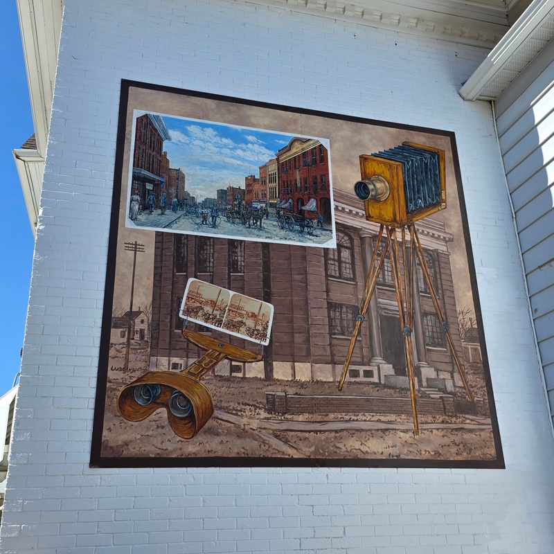 mural in Moose Jaw by artist unknown.