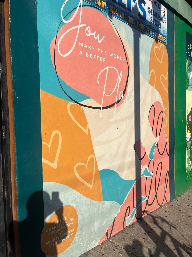 mural in Atlantic City by artist unknown.