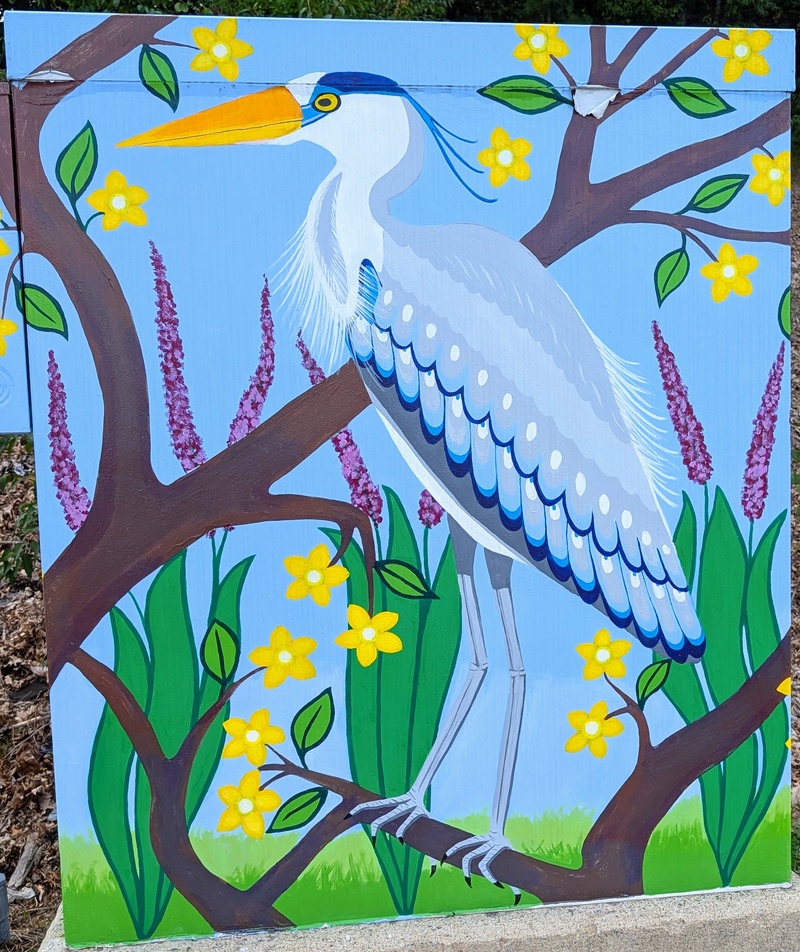 mural in Bedford by artist unknown.