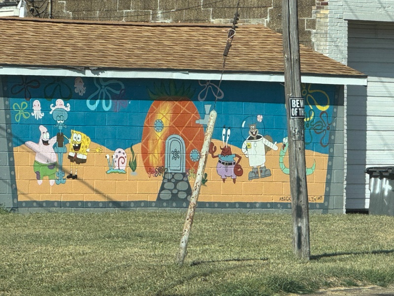 mural in Evansville by artist unknown.