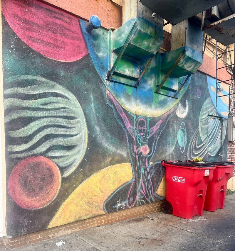 mural in Atlantic City by artist unknown.