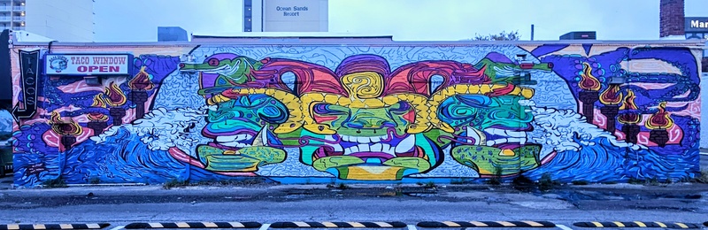 mural in Virginia Beach by artist unknown.