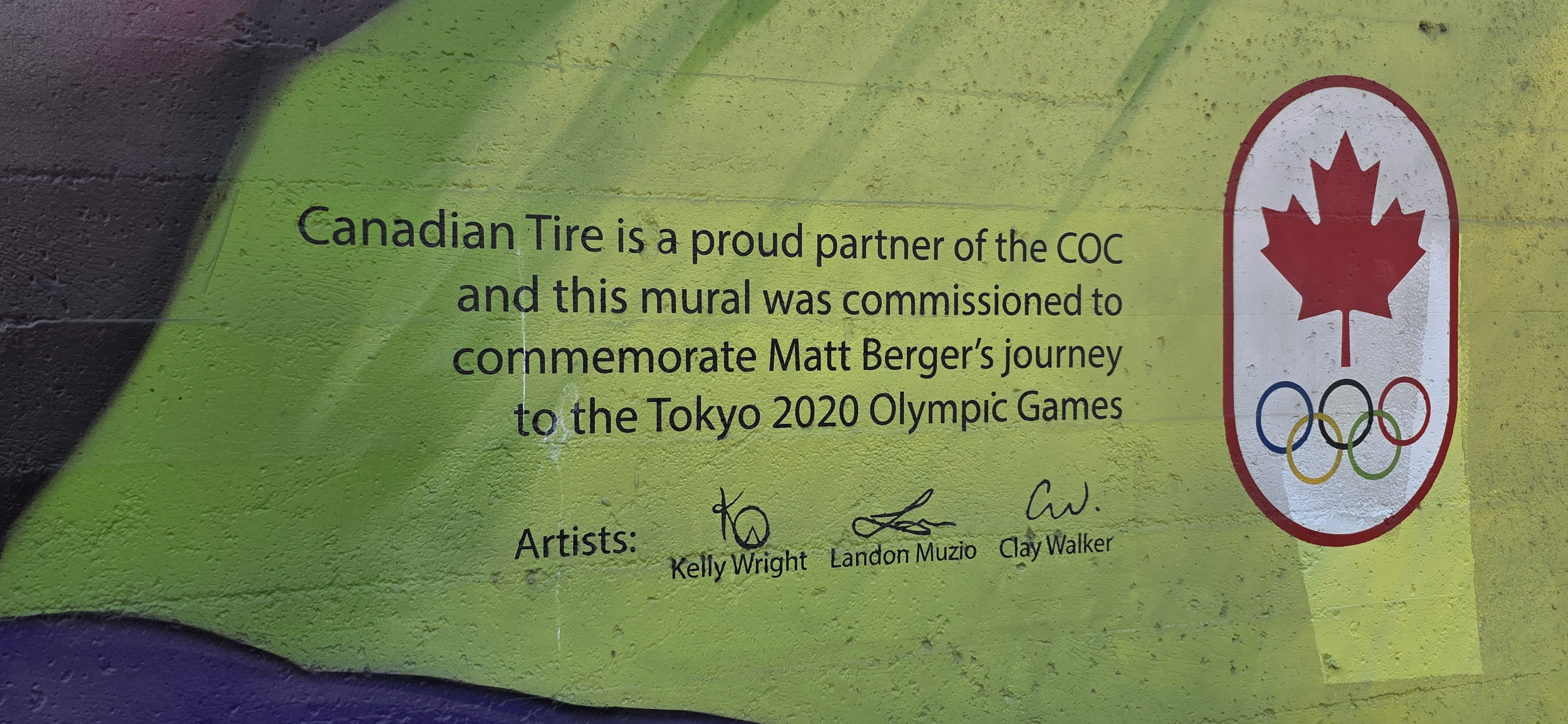 mural in Kamloops by artist unknown.