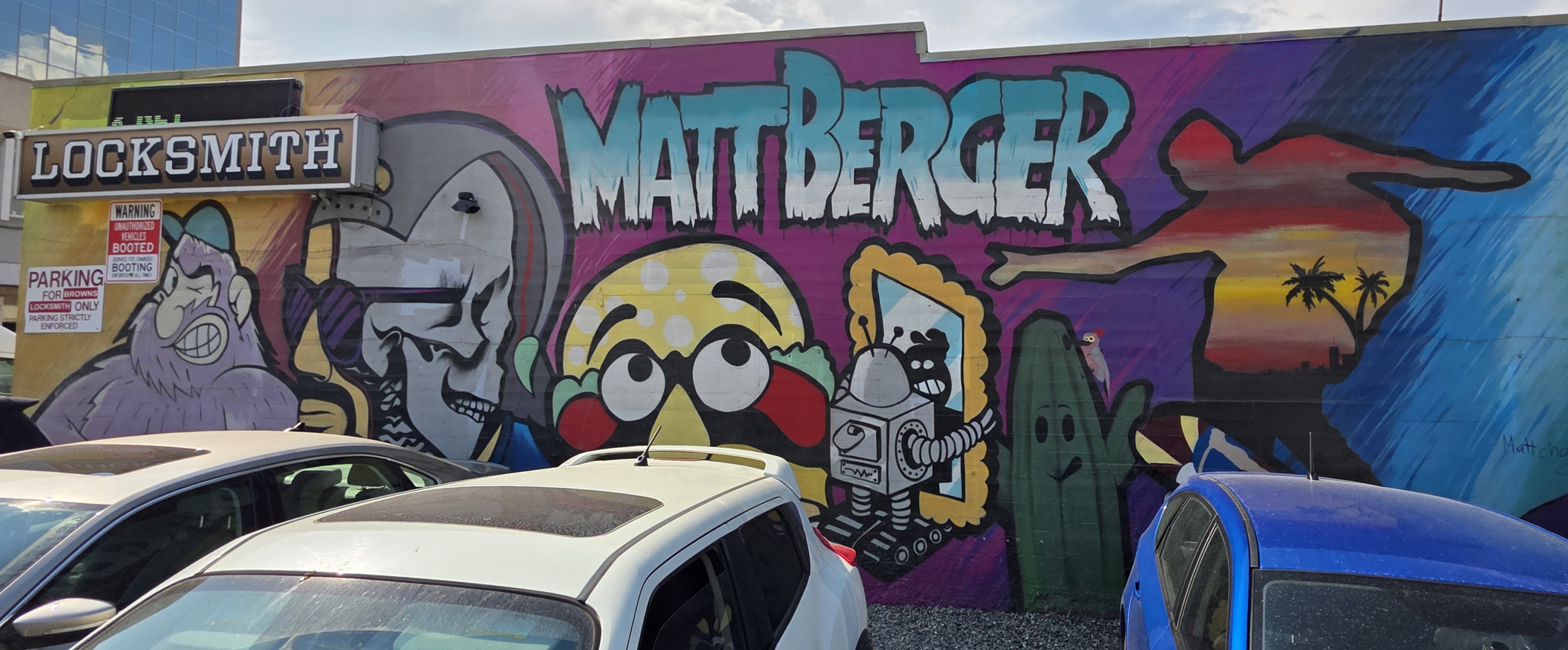 mural in Kamloops by artist unknown.