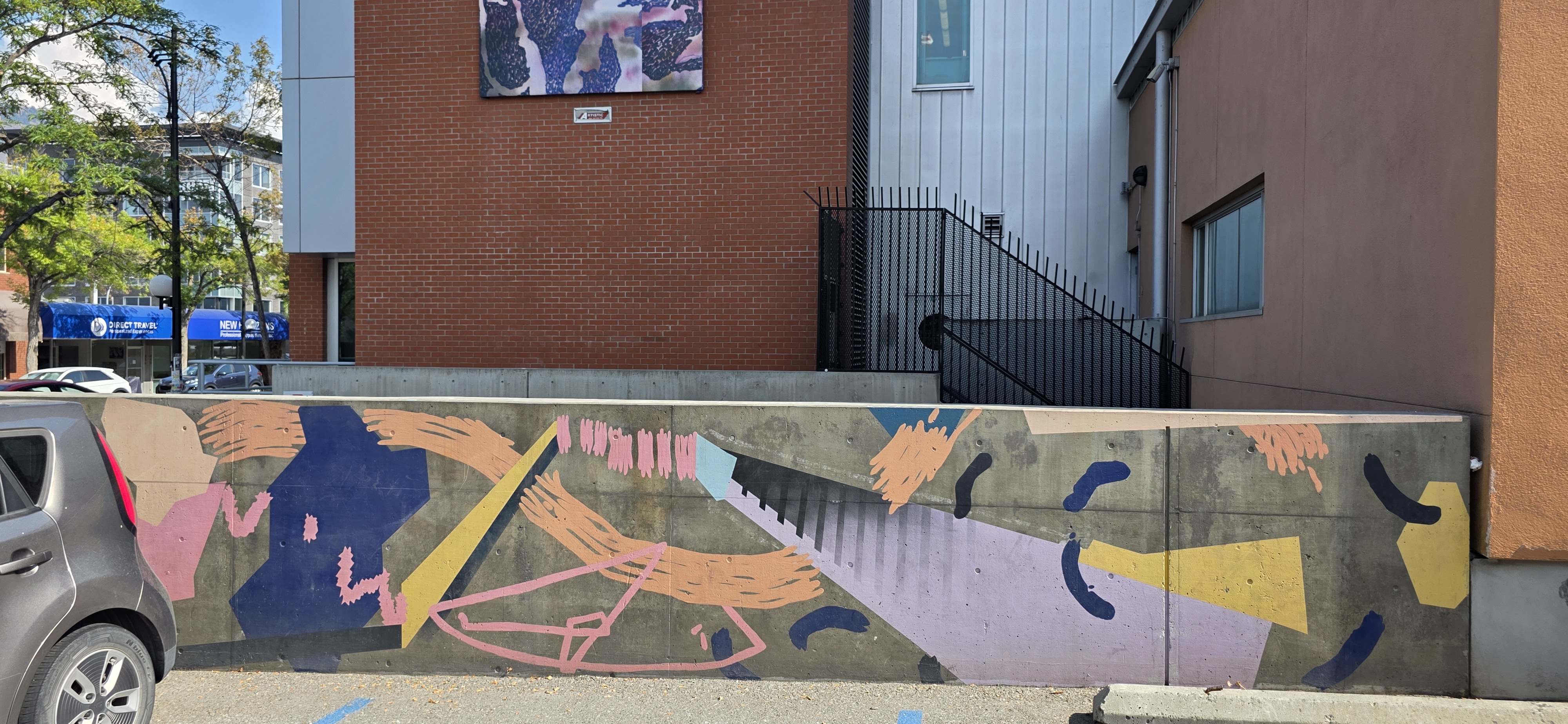 mural in Kamloops by artist unknown.