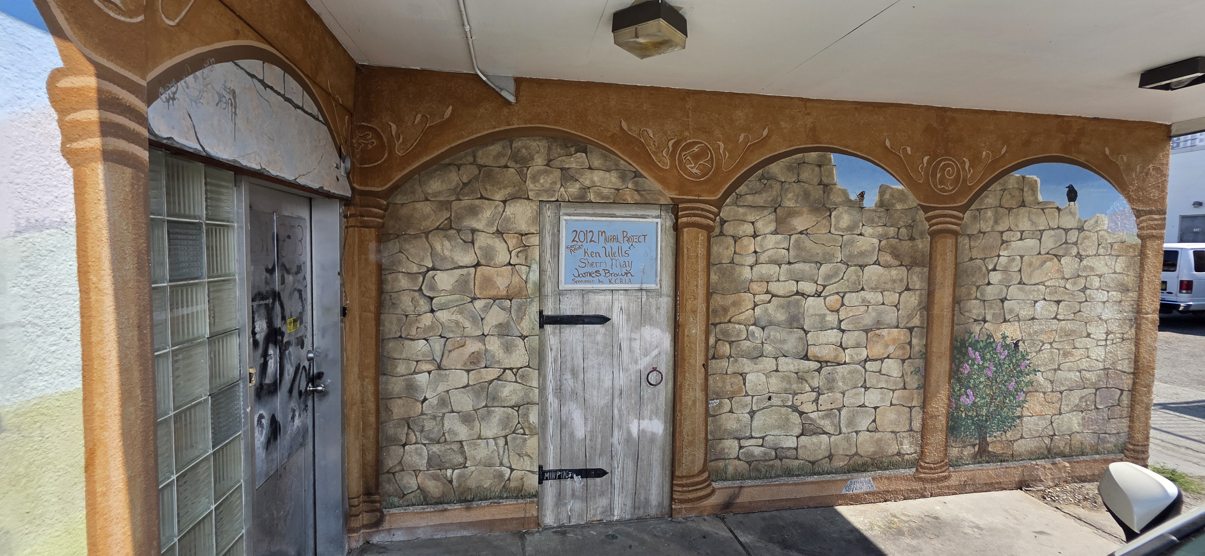mural in Kamloops by artist unknown.