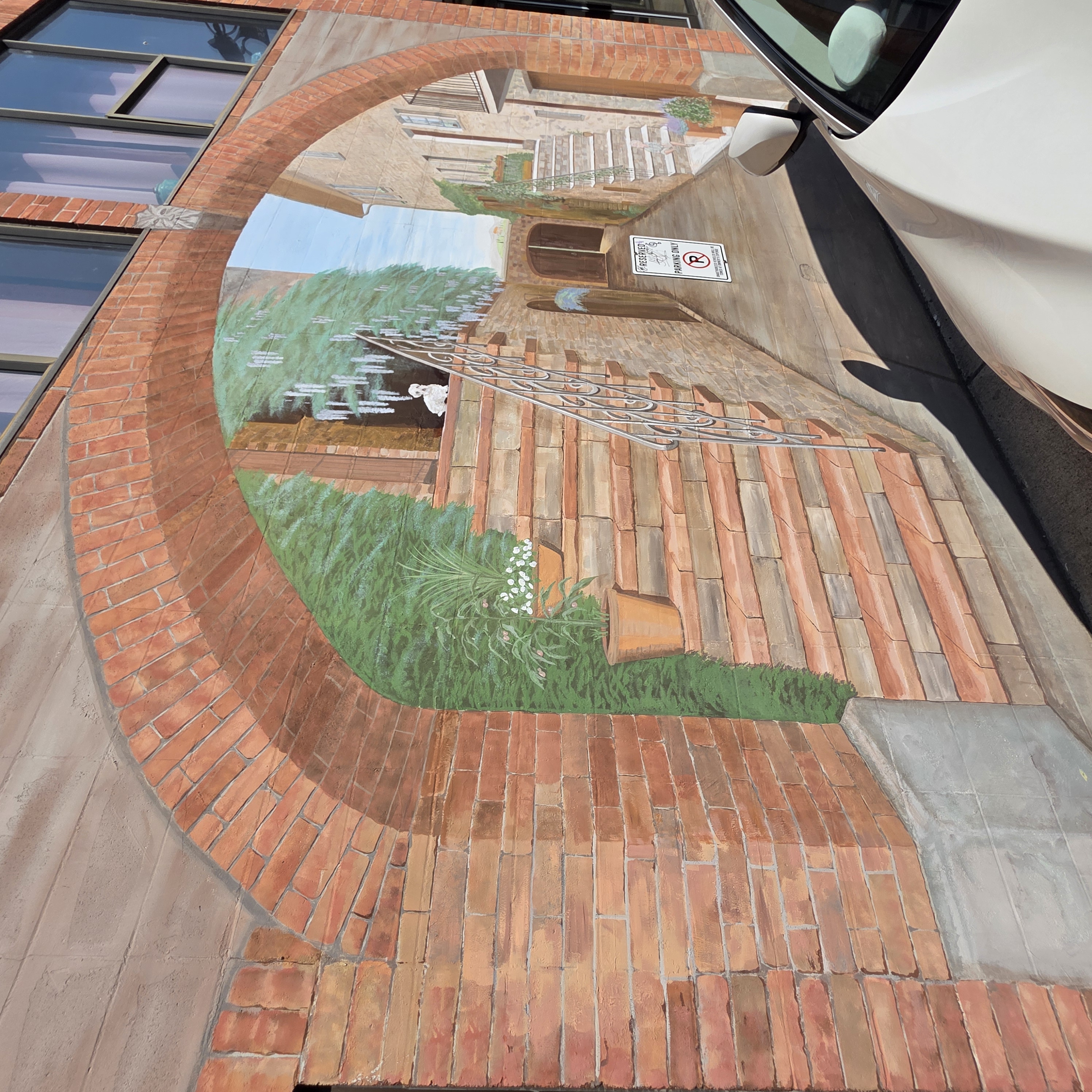 mural in Kamloops by artist unknown.