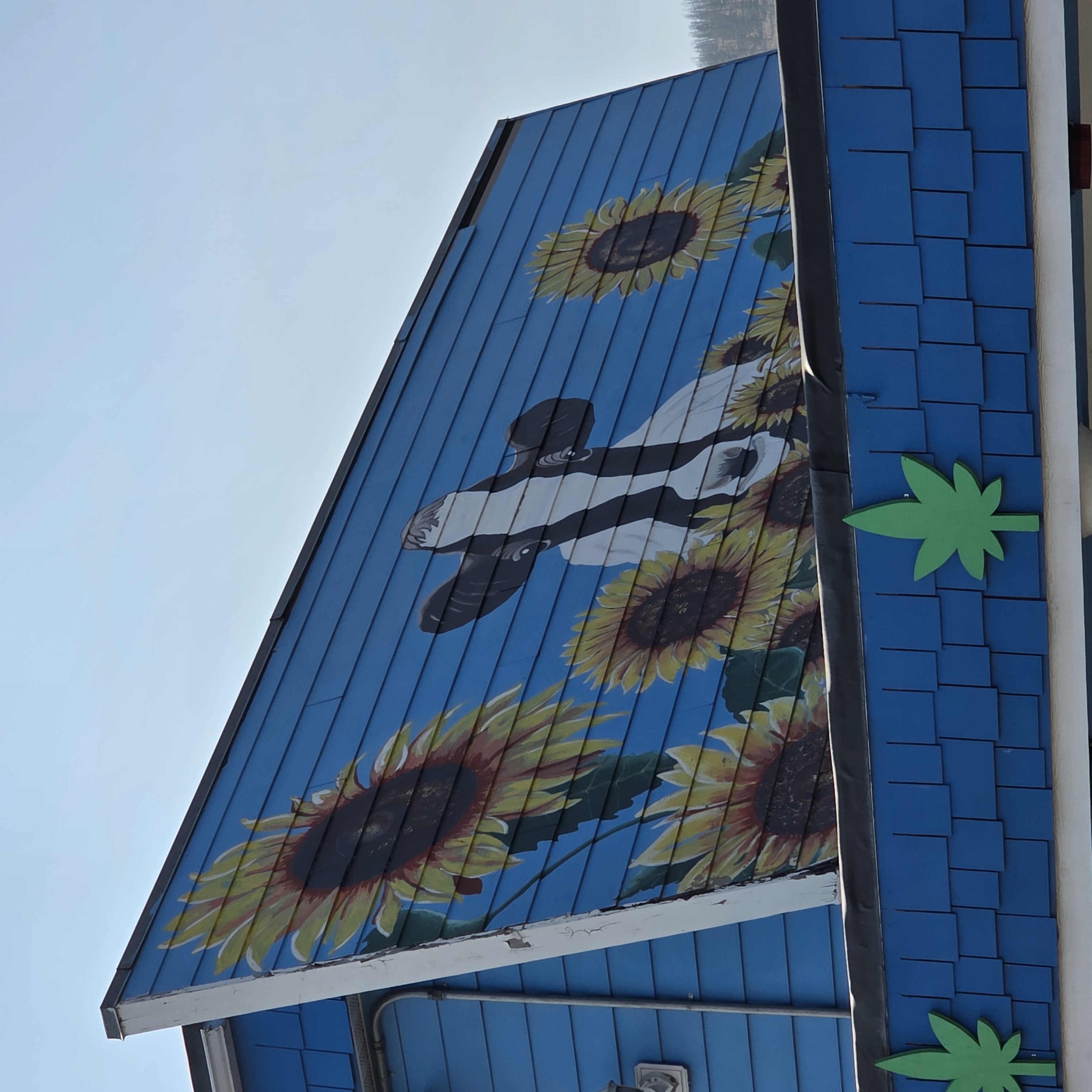 mural in Cache Creek by artist unknown.