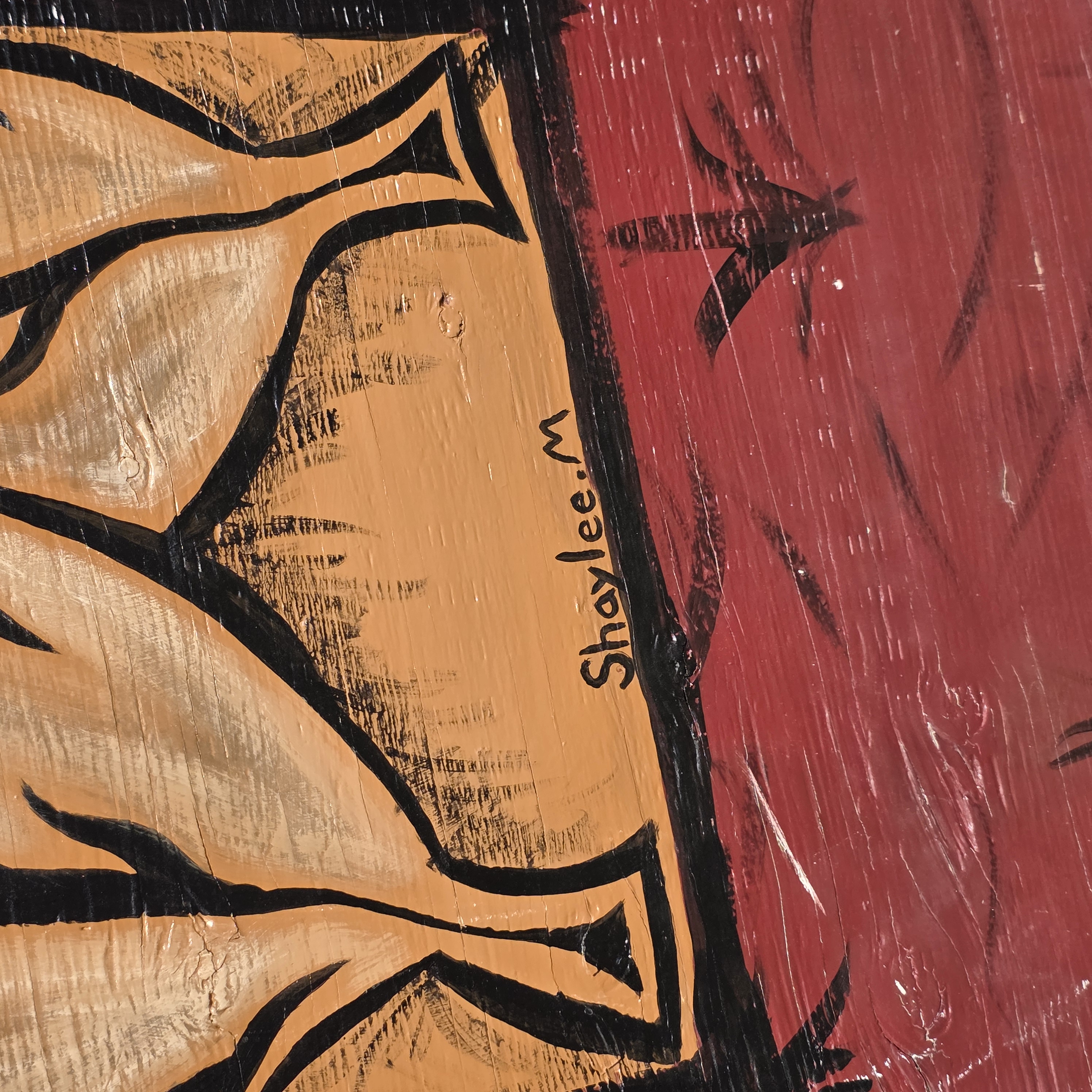 mural in Cache Creek by artist unknown.