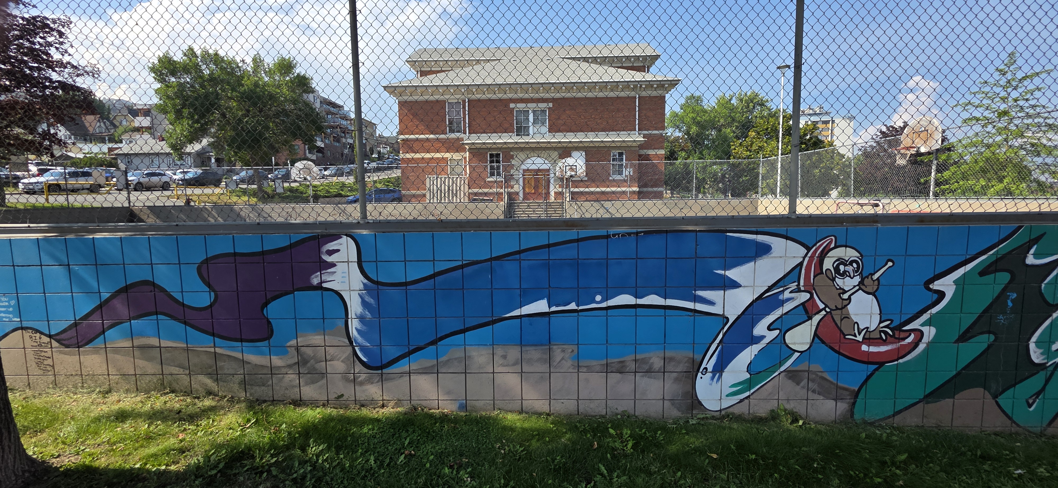 mural in Kamloops by artist unknown.