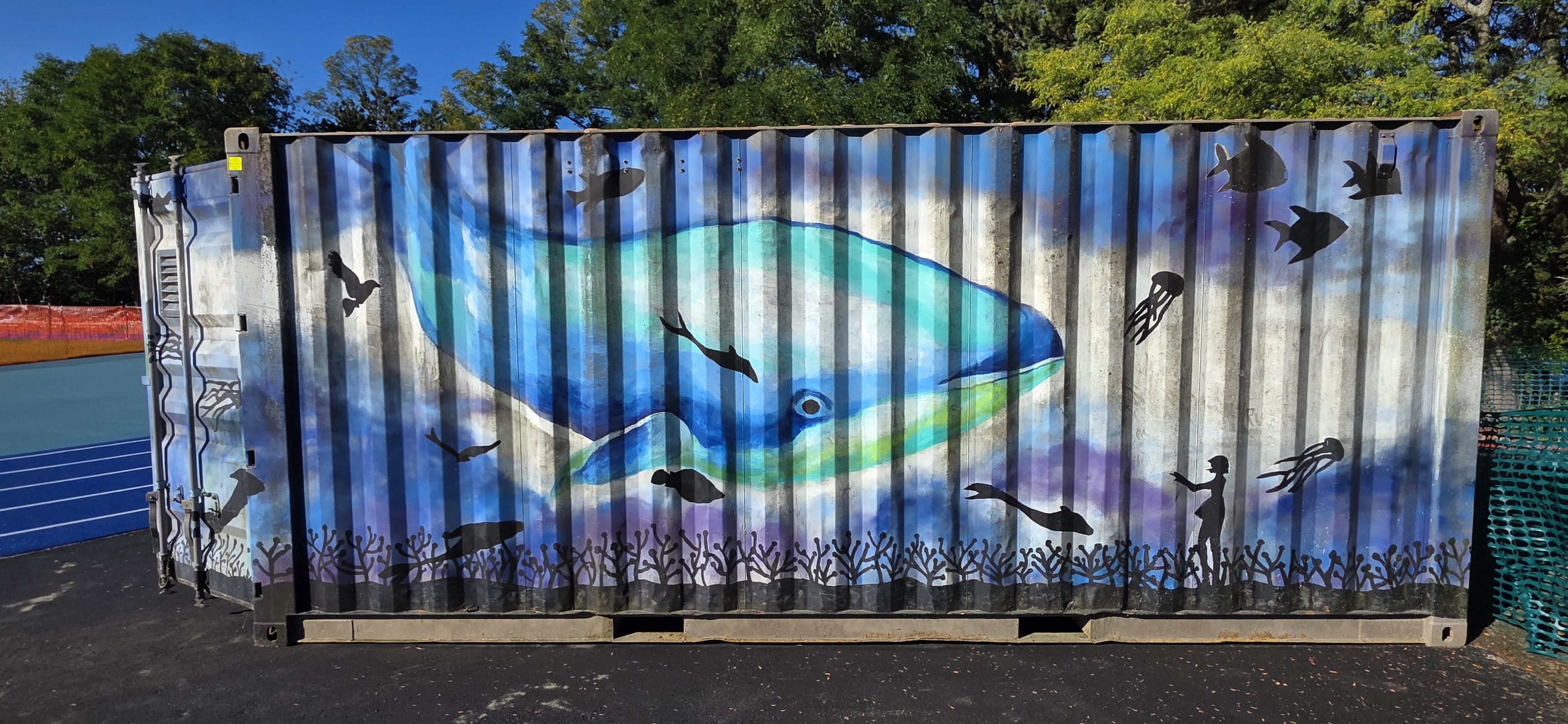 mural in Vancouver by artist unknown.