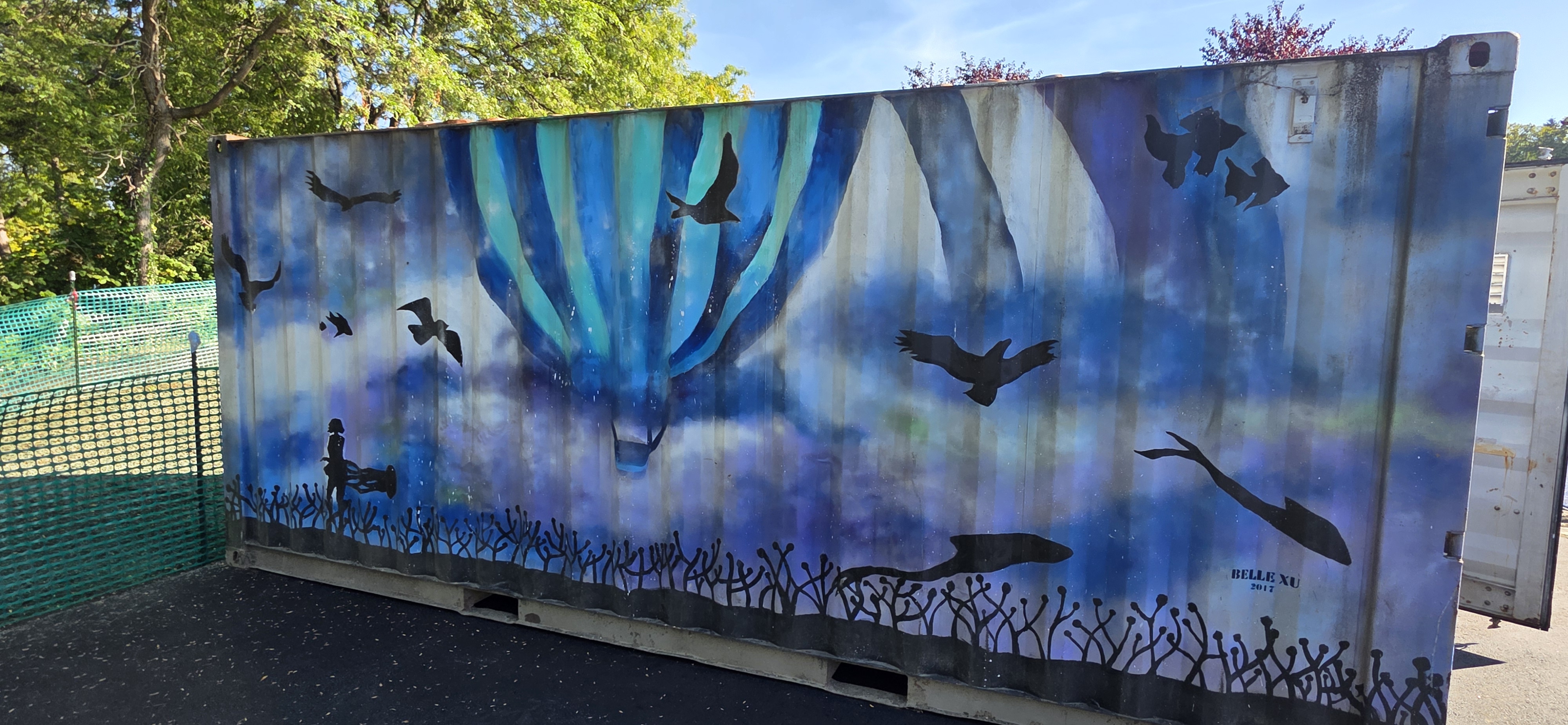 mural in Vancouver by artist unknown.