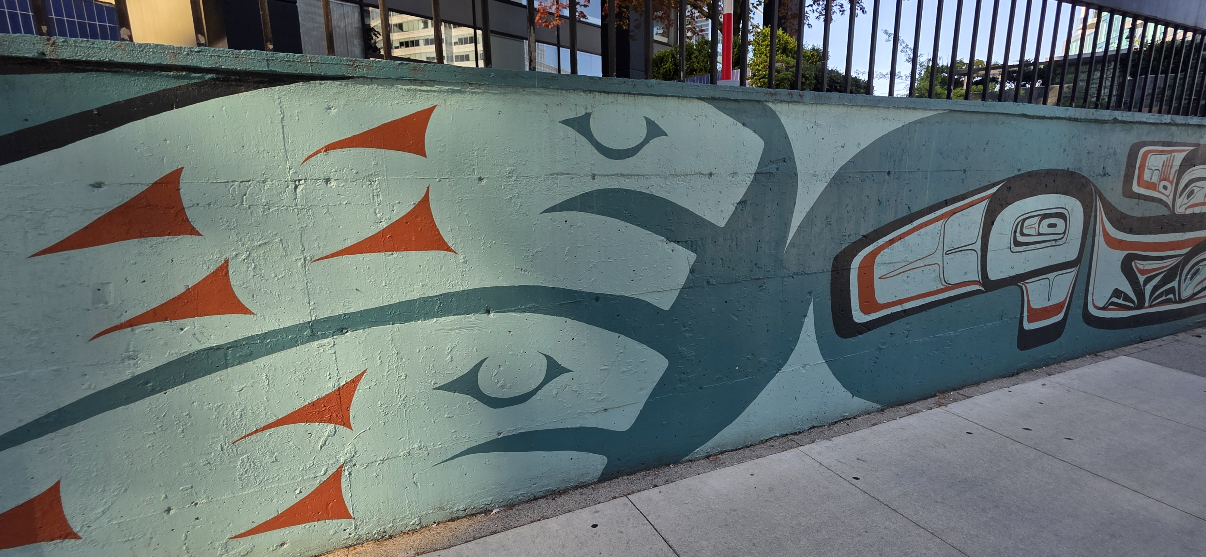 mural in Vancouver by artist SGidGang.Xaal.