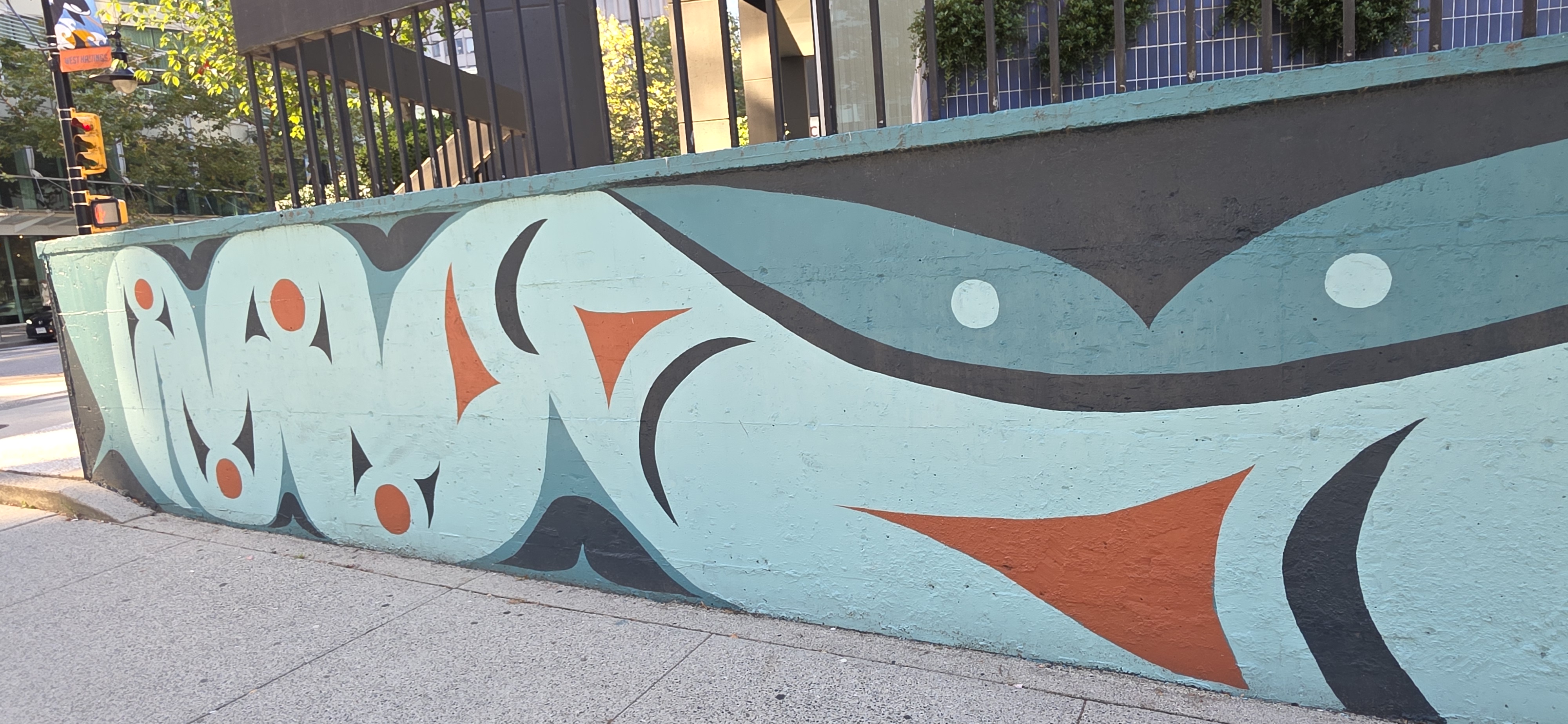 mural in Vancouver by artist SGidGang.Xaal.