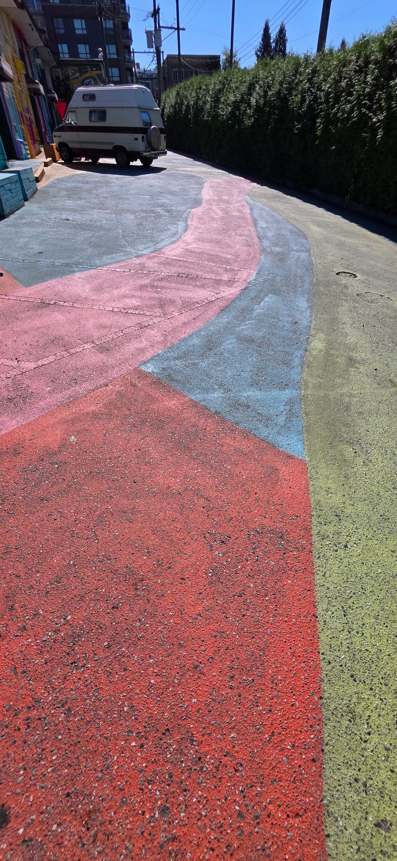 mural in Vancouver by artist unknown.