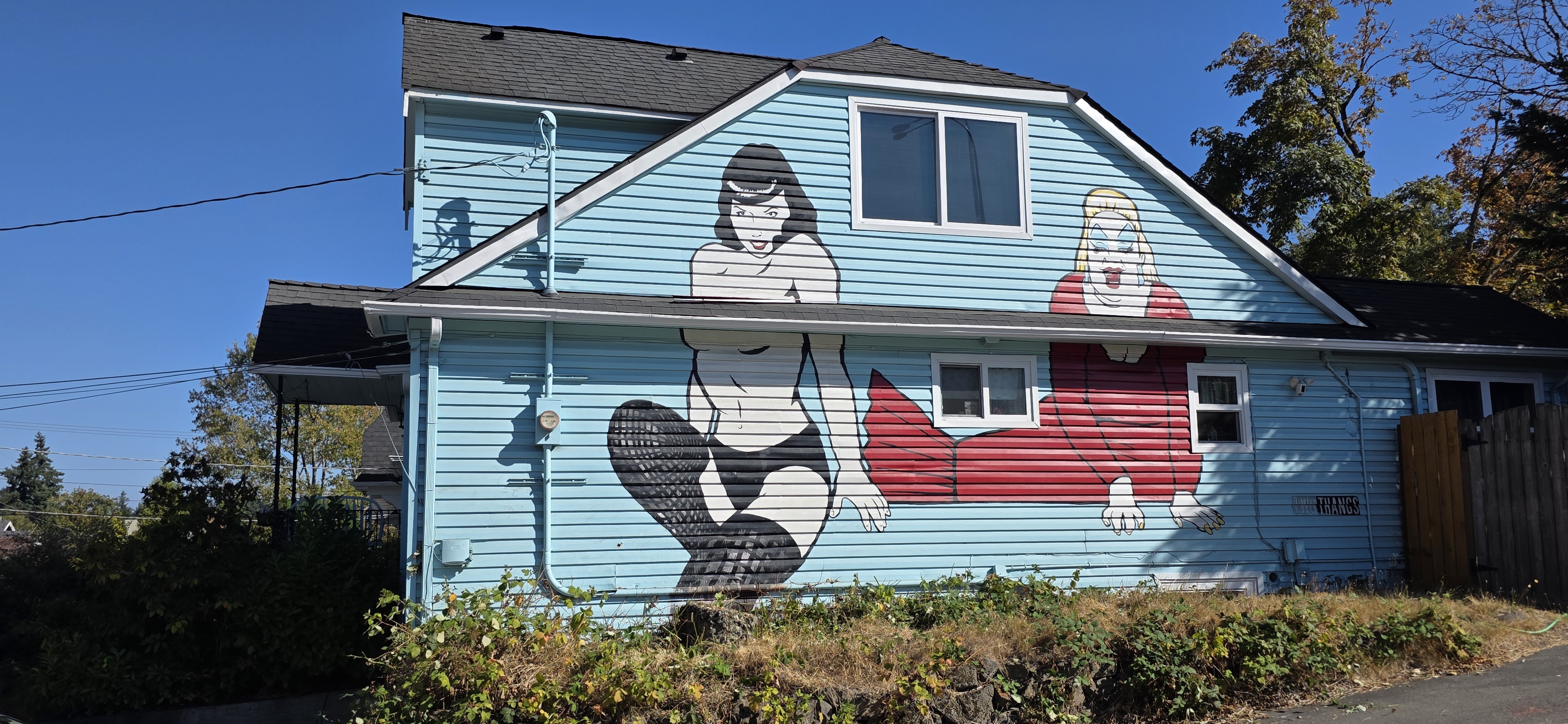 mural in Seattle by artist Two Thangs.