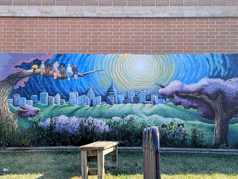 mural in Cleveland by artist unknown.
