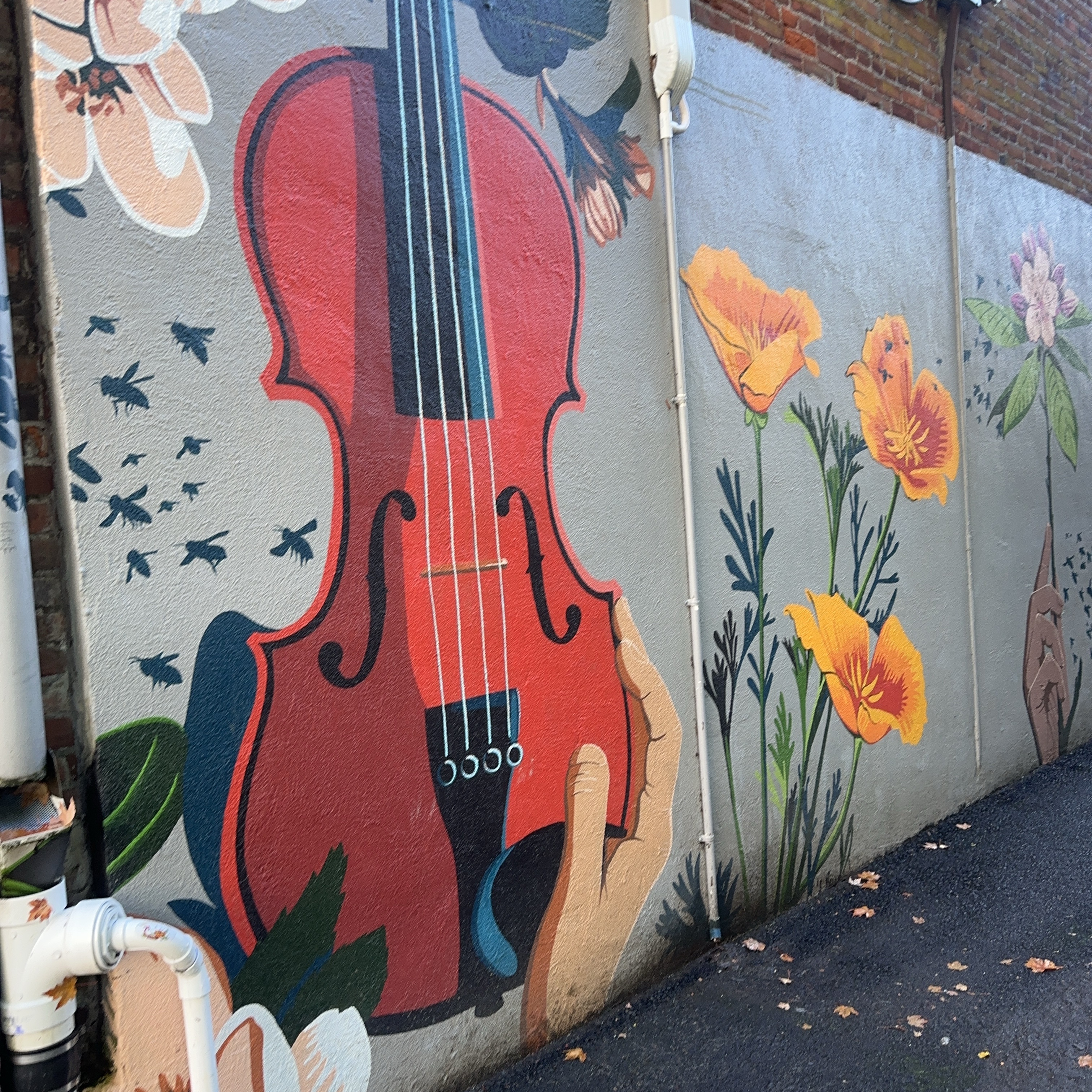 mural in McMinnville by artist unknown.