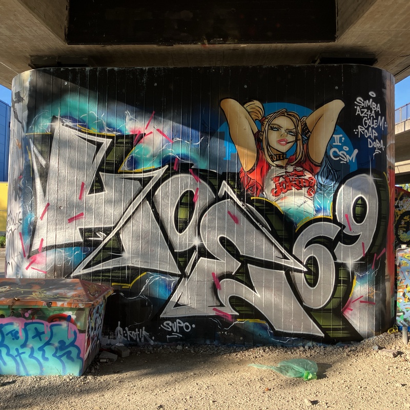 mural in Konstanz by artist unknown.