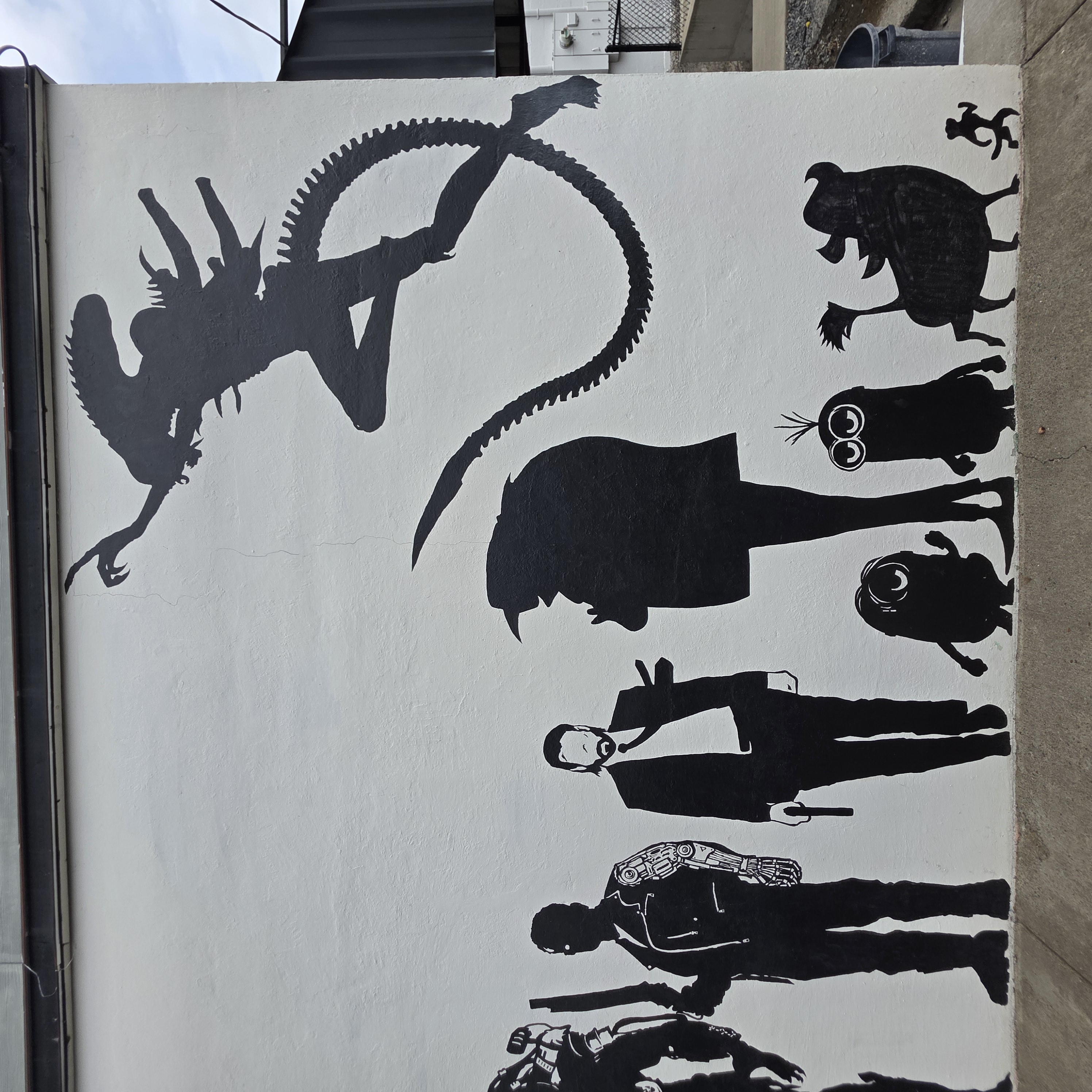 mural in Sweet Home by artist unknown.