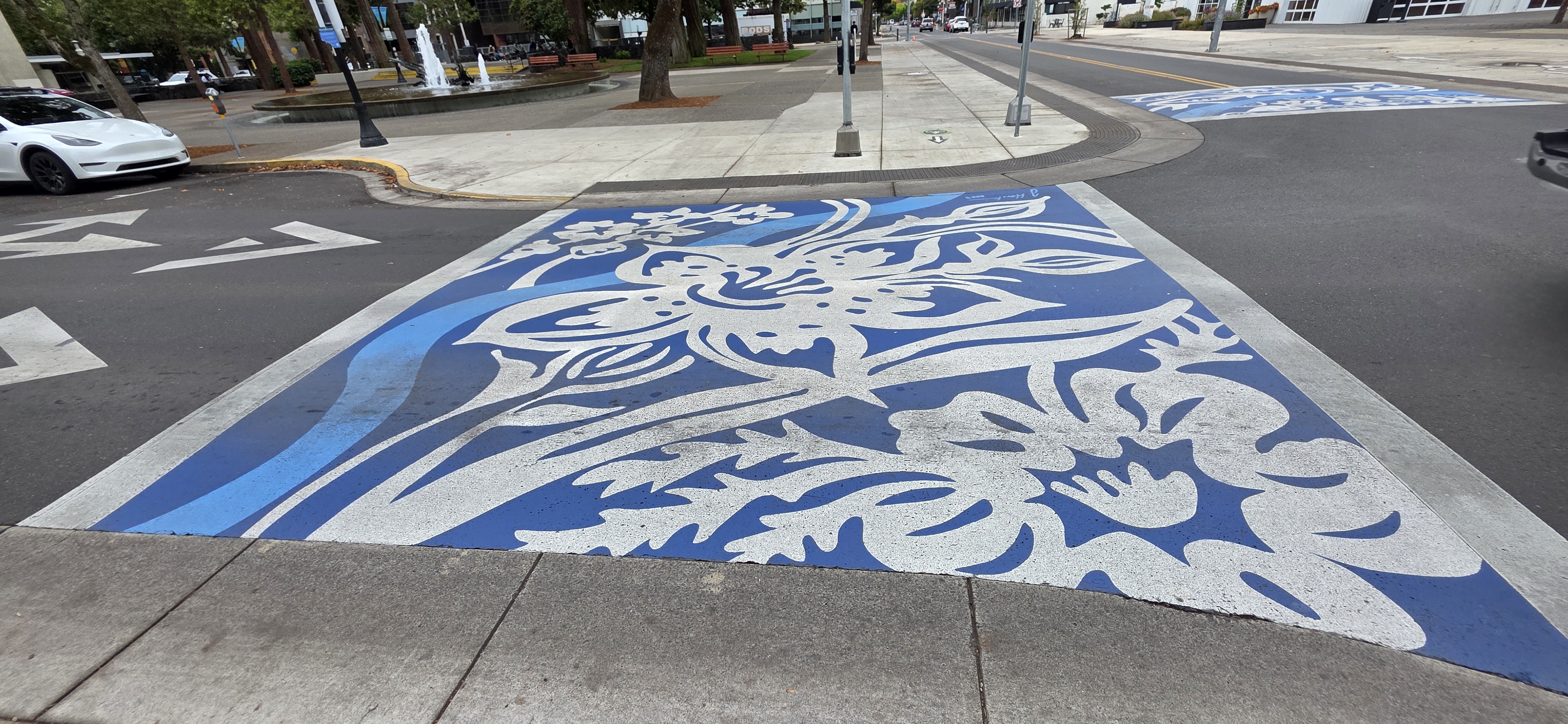 mural in Eugene by artist unknown.