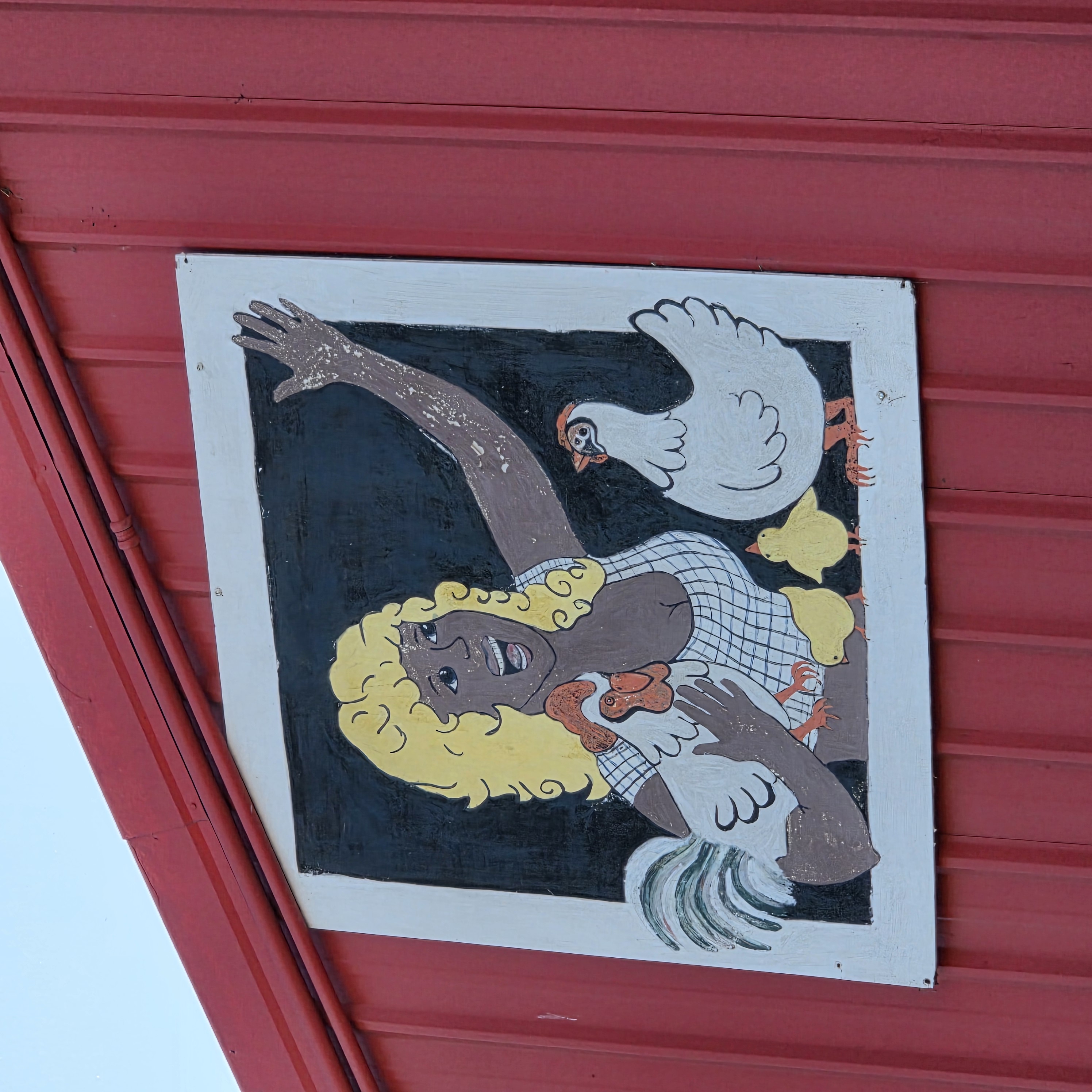 mural in Bieber by artist unknown.